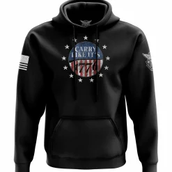We The People Holsters Carry Like It's 1776 Hoodie Black