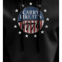 We The People Holsters Carry Like It's 1776 Hoodie Black