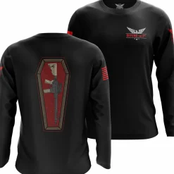 We The People Holsters Casket Carry Long Sleeve Shirt Black Discount