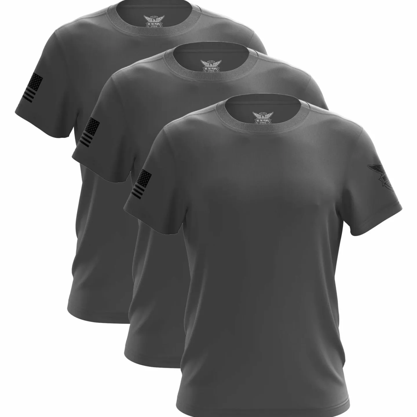 We The People Holsters Freedom Short Sleeve Shirt Bundle (3 Pack) Charcoal Outlet