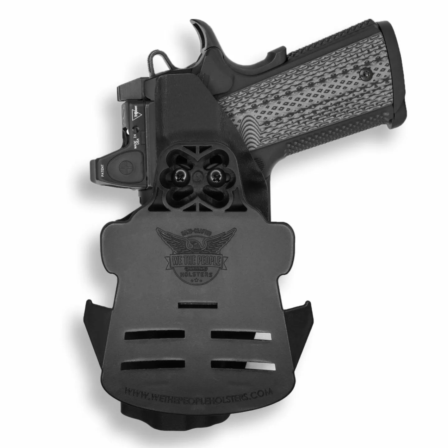 We The People Holsters Colt 1911 5" 45ACP with Rail Only Red Dot Optic Cut OWB Holster
