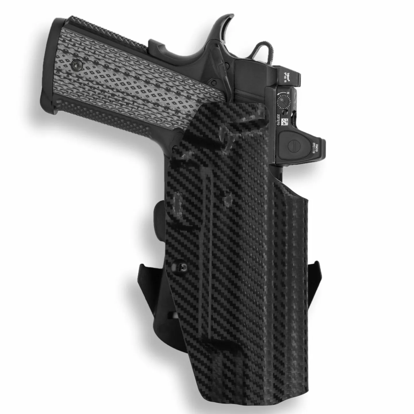 We The People Holsters Colt 1911 5" 45ACP with Rail Only Red Dot Optic Cut OWB Holster