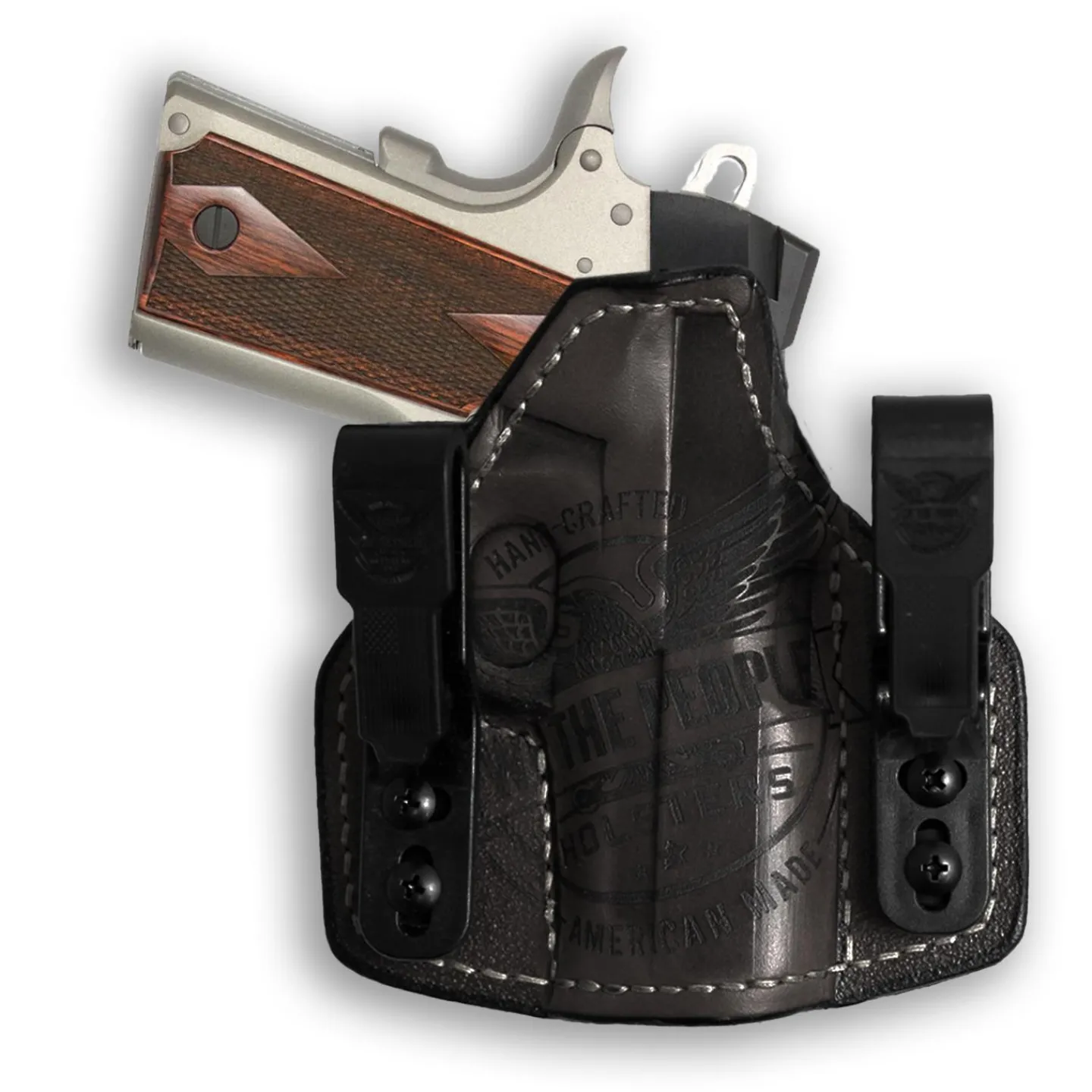 We The People Holsters Colt 1911 3.25" Defender 45ACP with Rail Only Independence Leather IWB Holster Online