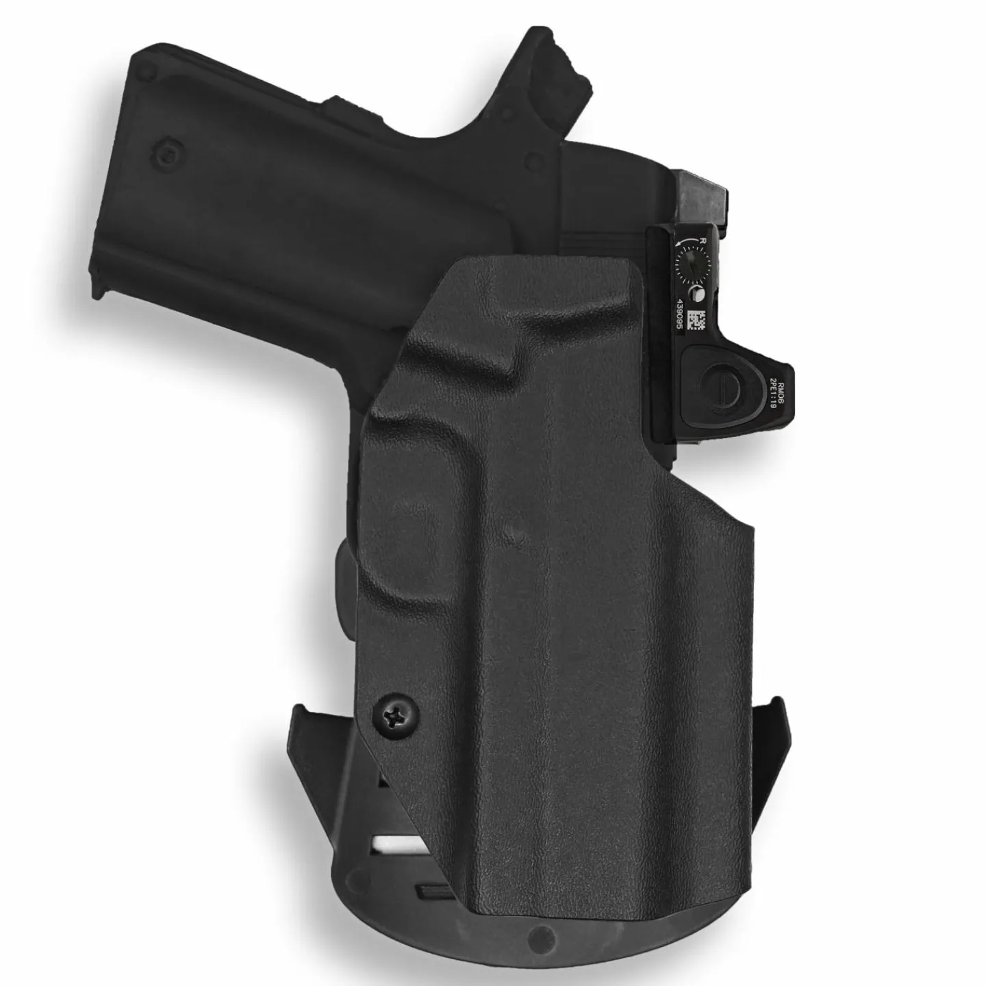 We The People Holsters Colt 1911 3.25" Defender 45ACP with Rail Only Red Dot Optic Cut OWB Holster Hot