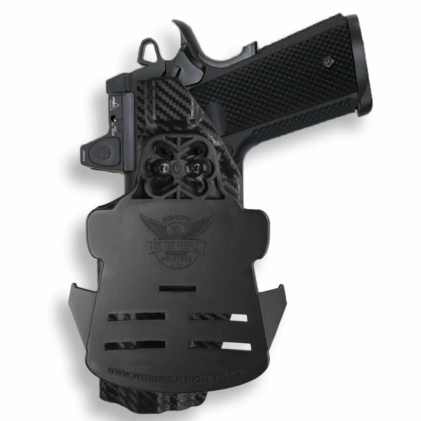 We The People Holsters Colt 1911 5" Government 45ACP No Rail Only Red Dot Optic Cut OWB Holster Sale