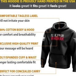 We The People Holsters Cupid's Wingman Hoodie Black Discount