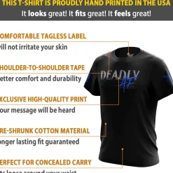 We The People Holsters Deadly AF Short Sleeve Shirt Black Online