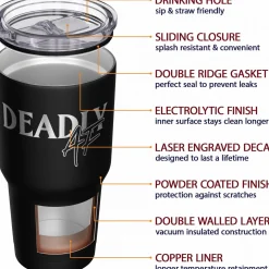 We The People Holsters Deadly AF Stainless Steel Tumbler Hot