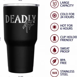 We The People Holsters Deadly AF Stainless Steel Tumbler Hot
