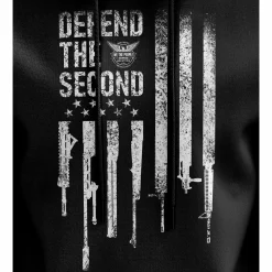 We The People Holsters Defend The Second Flag Hoodie Black Discount