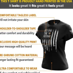 We The People Holsters Defend The Second Flag Women's Short Sleeve Shirt Discount