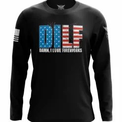 We The People Holsters D.I.L.F. V2 Long Sleeve Shirt Black Clearance