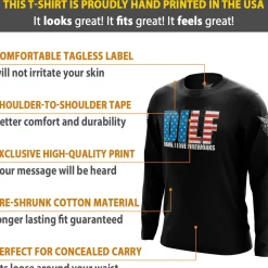 We The People Holsters D.I.L.F. V2 Long Sleeve Shirt Black Clearance