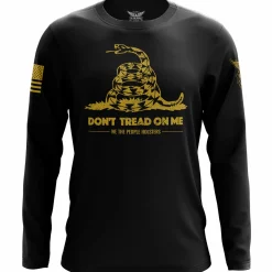 We The People Holsters Dont Tread On Me Gadsden Flag Long Sleeve Shirt Black New