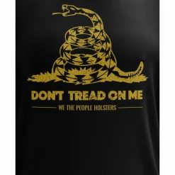 We The People Holsters Dont Tread On Me Gadsden Flag Long Sleeve Shirt Black New