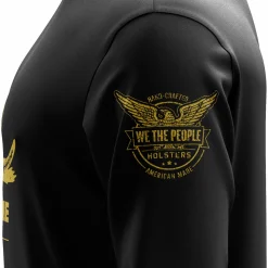 We The People Holsters Dont Tread On Me Gadsden Flag Long Sleeve Shirt Black New