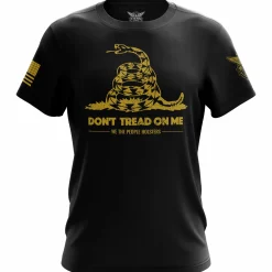 We The People Holsters Dont Tread On Me Gadsden Flag Short Sleeve Shirt Black Discount