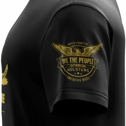 We The People Holsters Dont Tread On Me Gadsden Flag Short Sleeve Shirt Black Discount