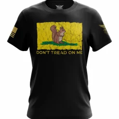 We The People Holsters Don't Tread On Me Squirrel Short Sleeve Shirt Black Best