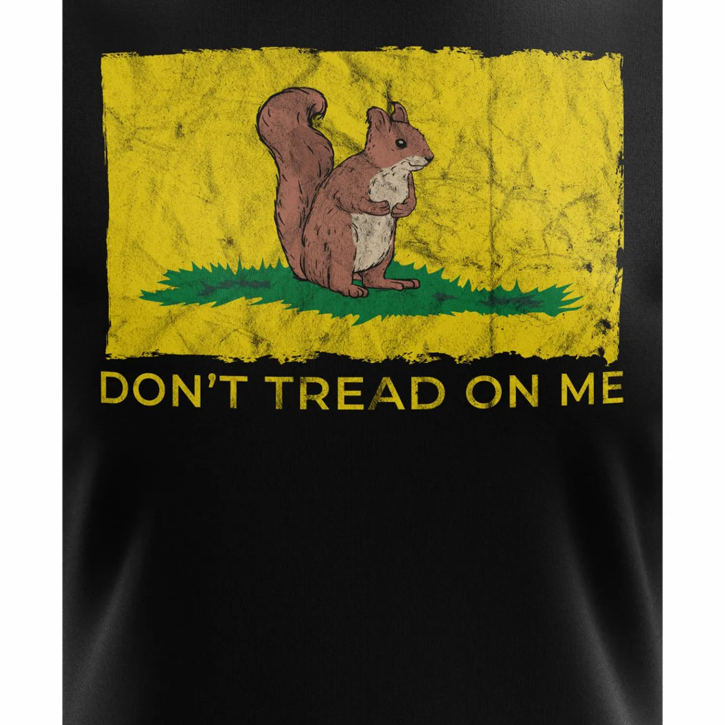 We The People Holsters Don't Tread On Me Squirrel Women's Short Sleeve Shirt Black