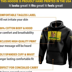 We The People Holsters Don't Tread On Me Squirrel Hoodie Black Sale
