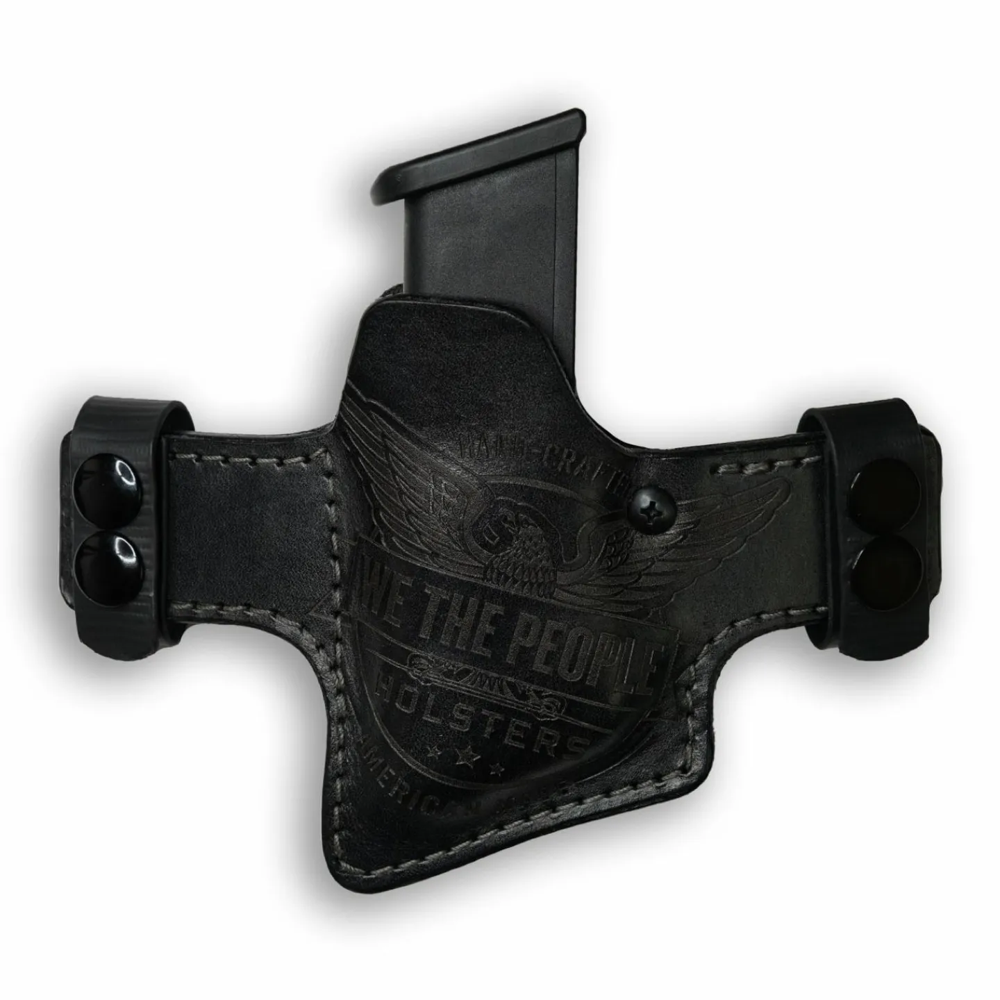 We The People Holsters Double Stack Compact/Full Size 10MM/45 Independence Leather OWB Magazine Carrier / Holster Discount