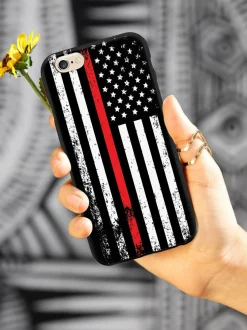 We The People Holsters Downward American Flag - Thin Red Line Case Best