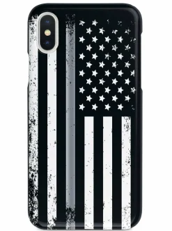 We The People Holsters Downward American Flag - Thin Silver Line Case
