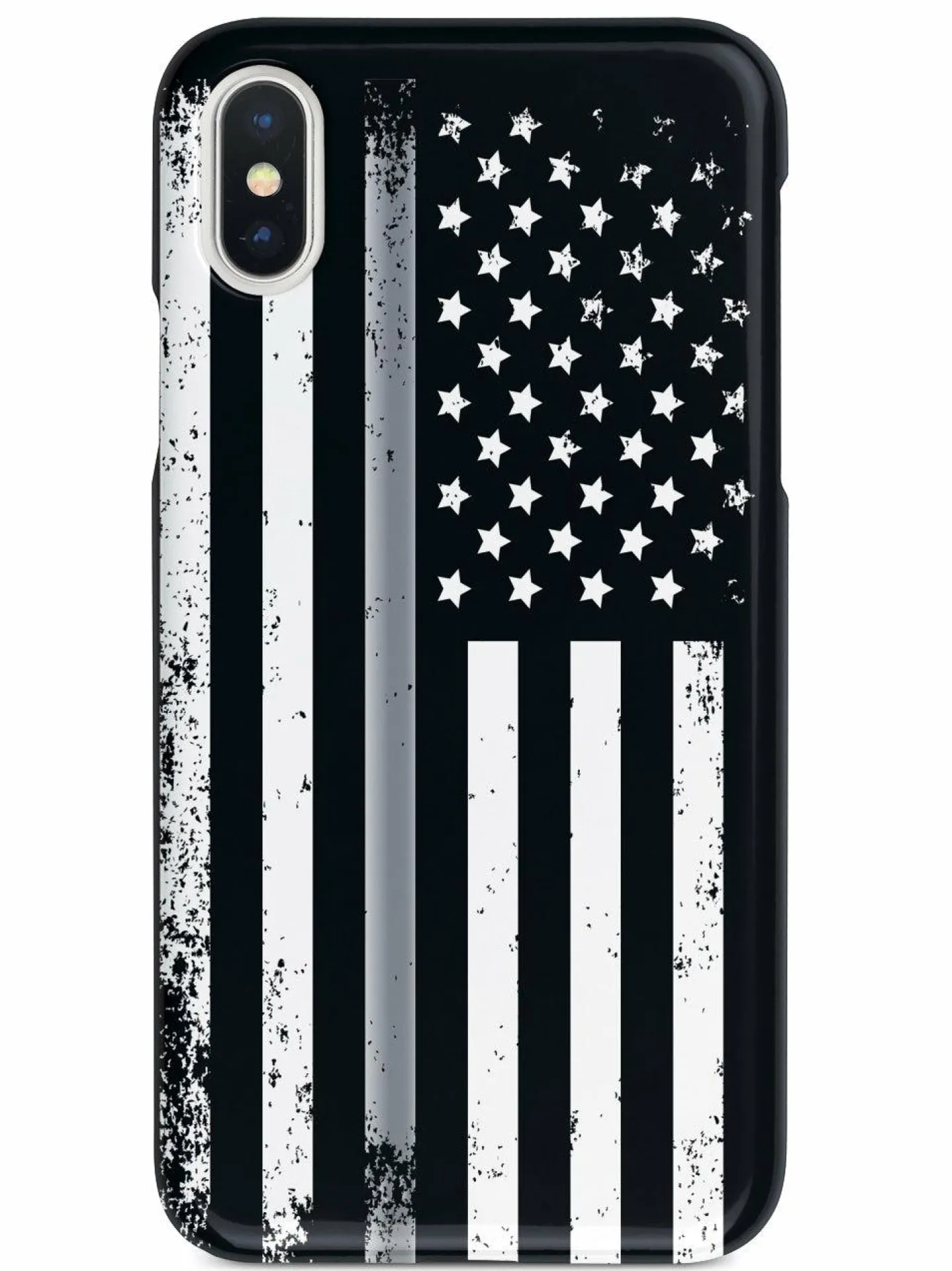 We The People Holsters Downward American Flag - Thin Silver Line Case