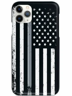 We The People Holsters Downward American Flag - Thin Silver Line Case