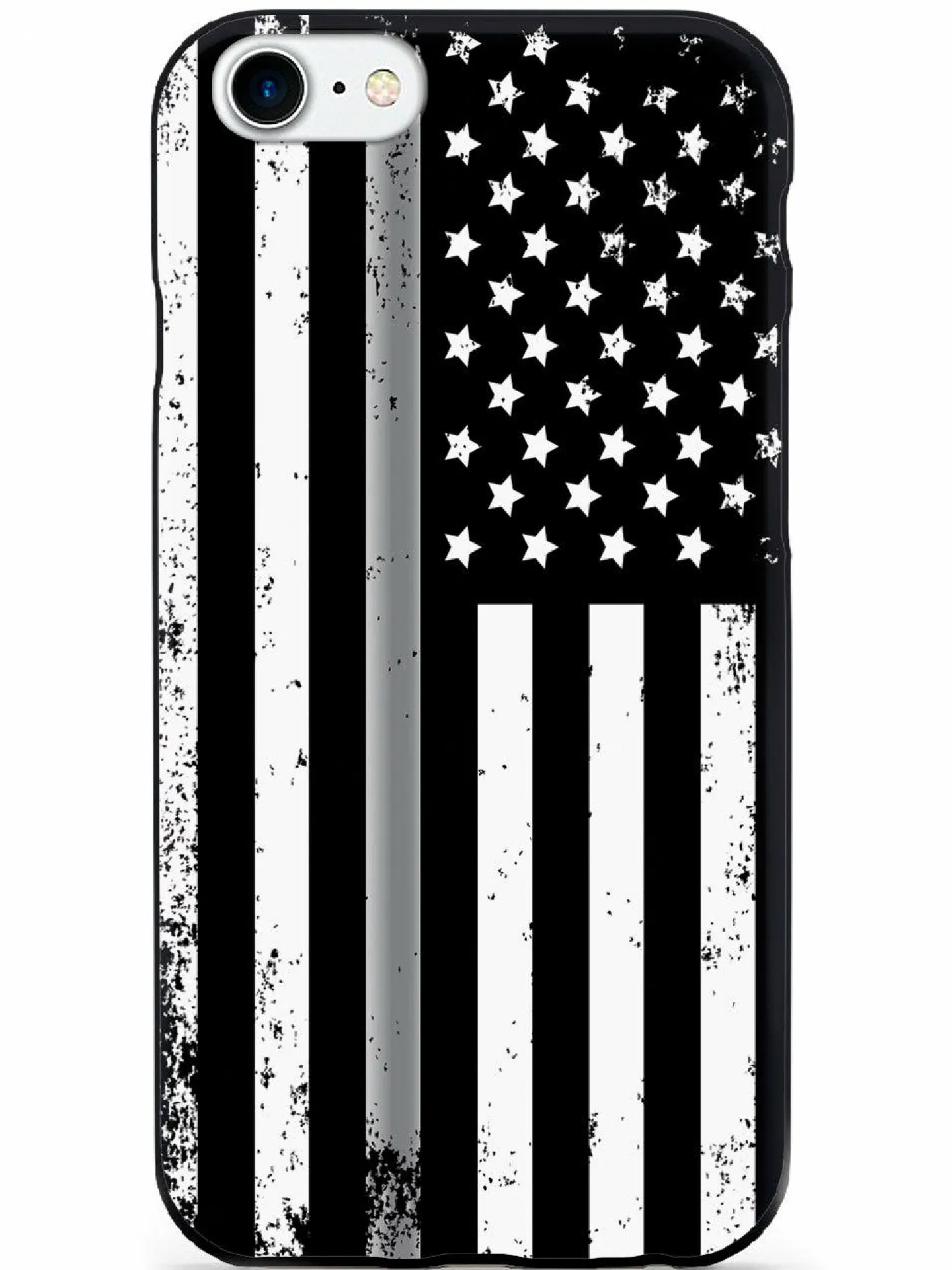 We The People Holsters Downward American Flag - Thin Silver Line Case