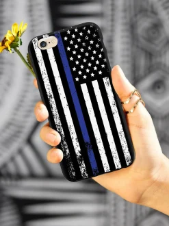 We The People Holsters Downward American Flag - Thin Blue Line Case New