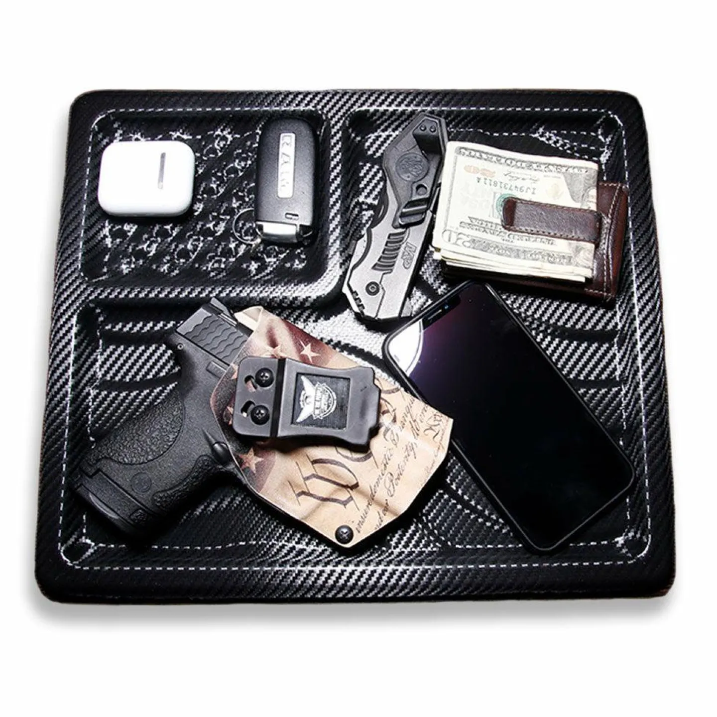 We The People Holsters EDC American Flag Kydex Dump Tray Clearance