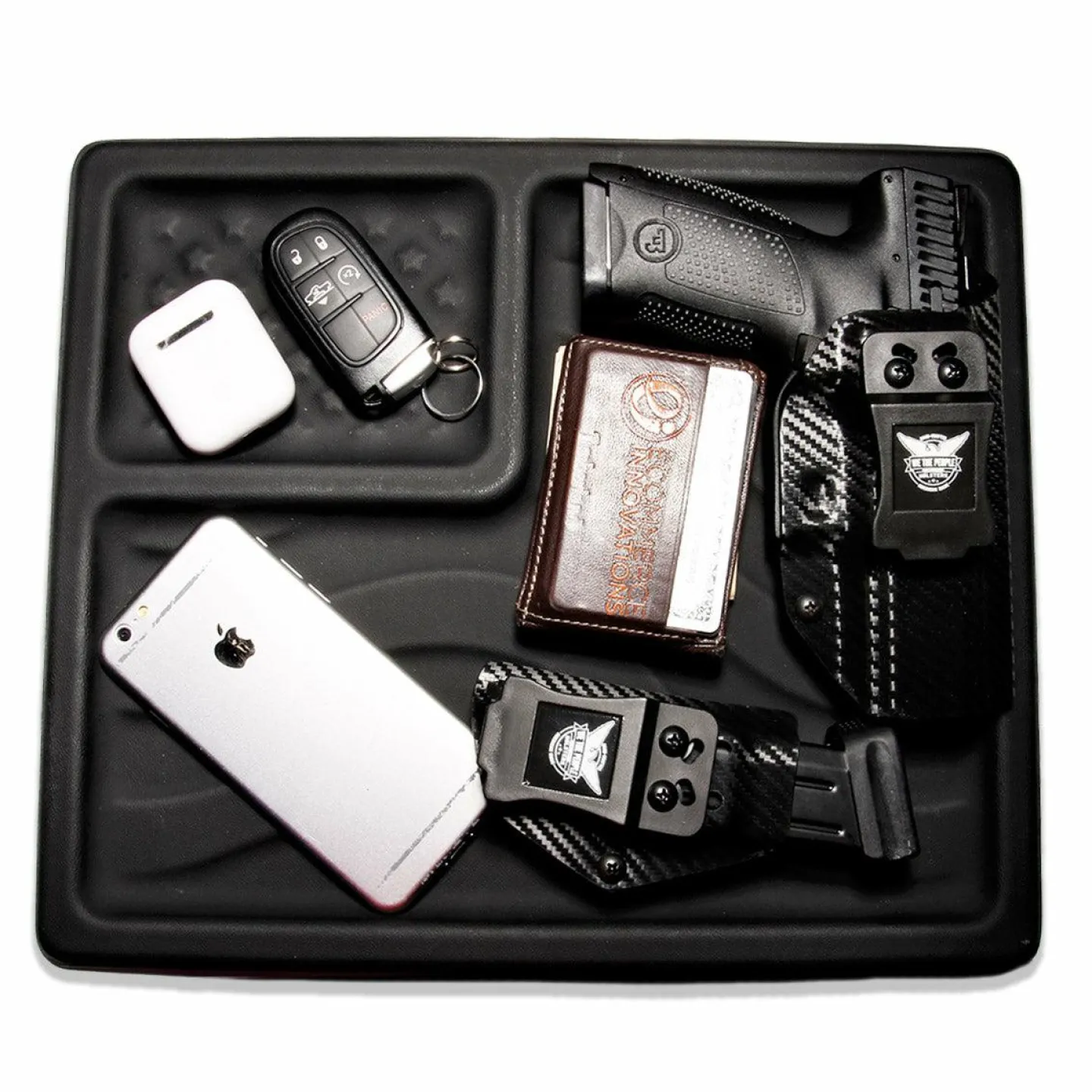 We The People Holsters EDC American Flag Kydex Dump Tray Clearance