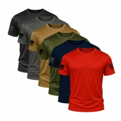 We The People Holsters Everyday Performance Shirt Bundle (6 Pack) Multi Hot