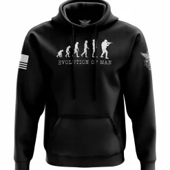 We The People Holsters Evolution of Man Hoodie Black Outlet
