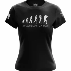 We The People Holsters Evolution of Man Women's Short Sleeve Shirt Outlet