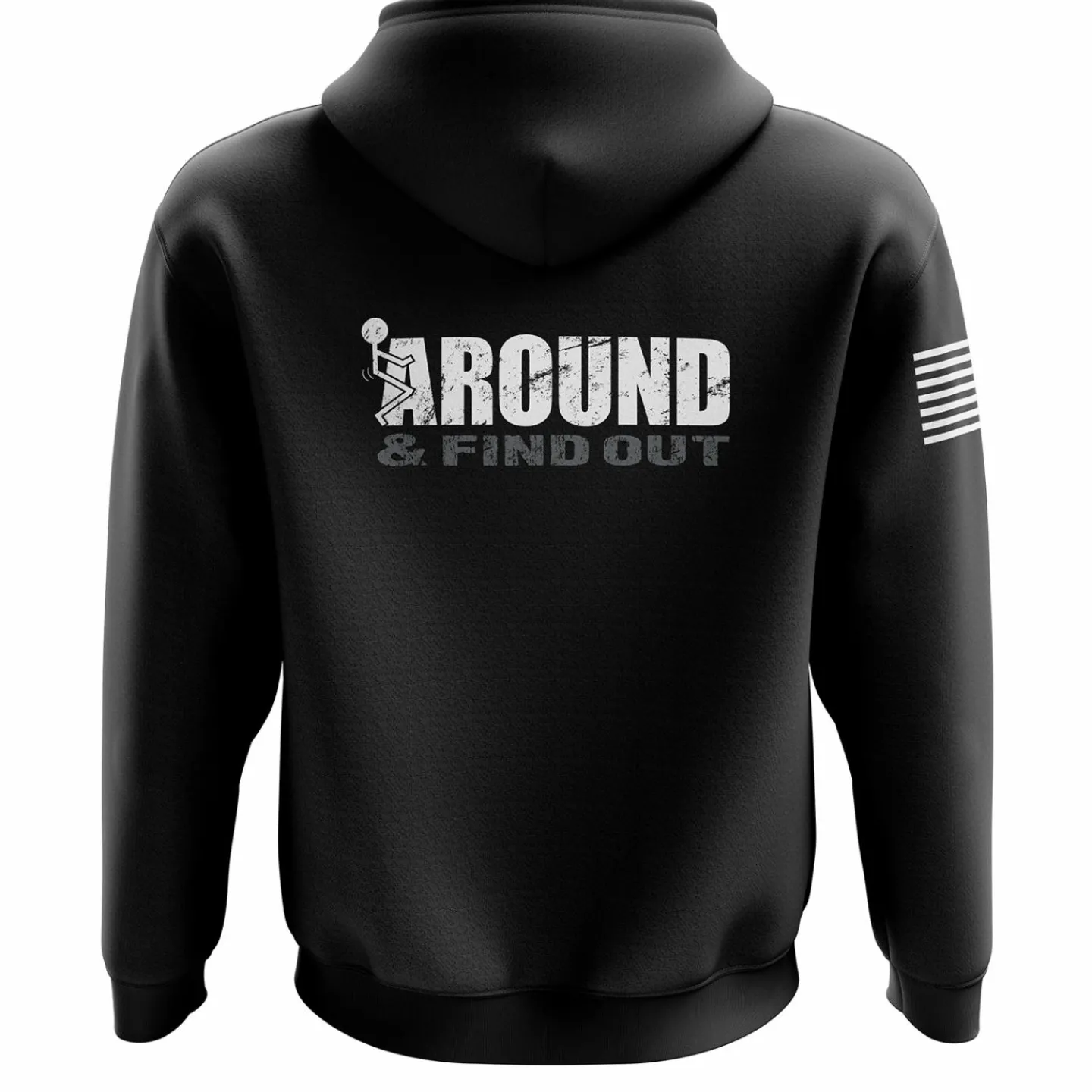 We The People Holsters F Around & Find Out Zip Up Hoodie Black