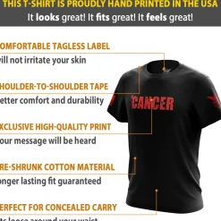 We The People Holsters F Cancer Short Sleeve Shirt Black Discount