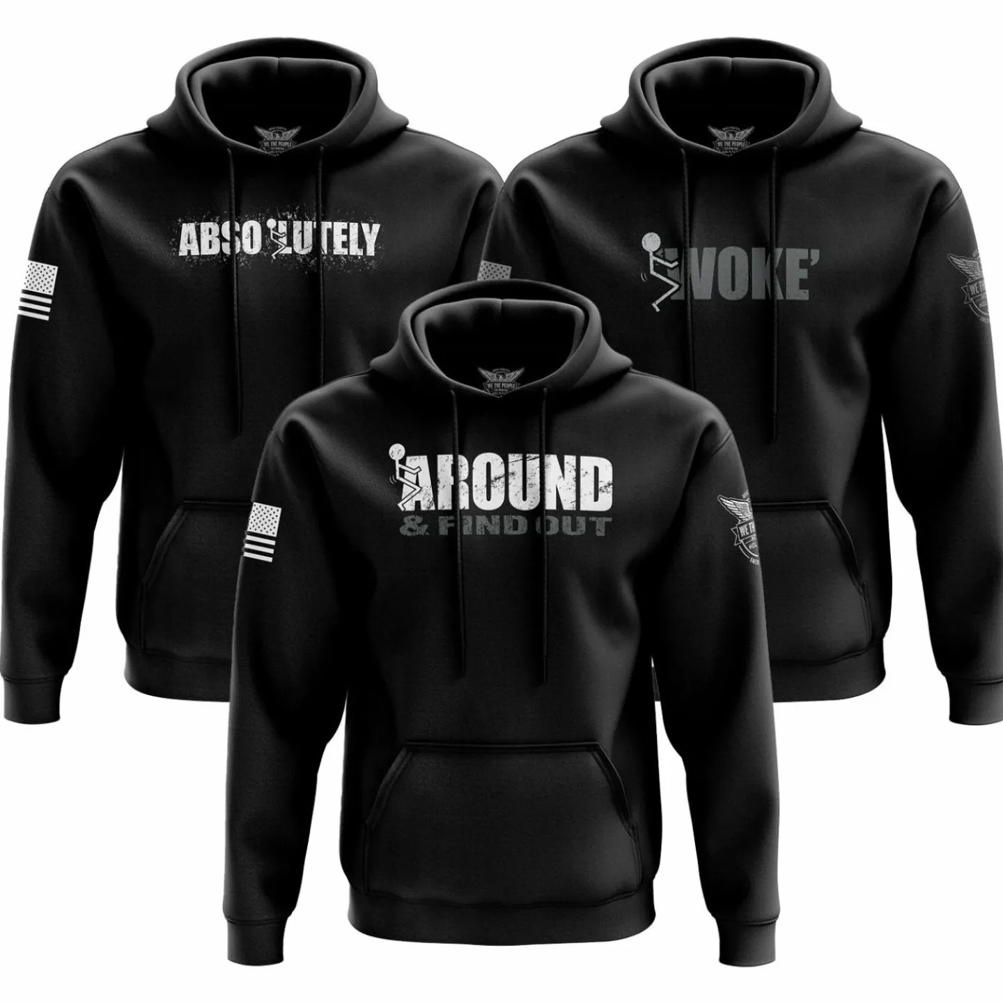 We The People Holsters F Your Feelings Hoodie Bundle Black