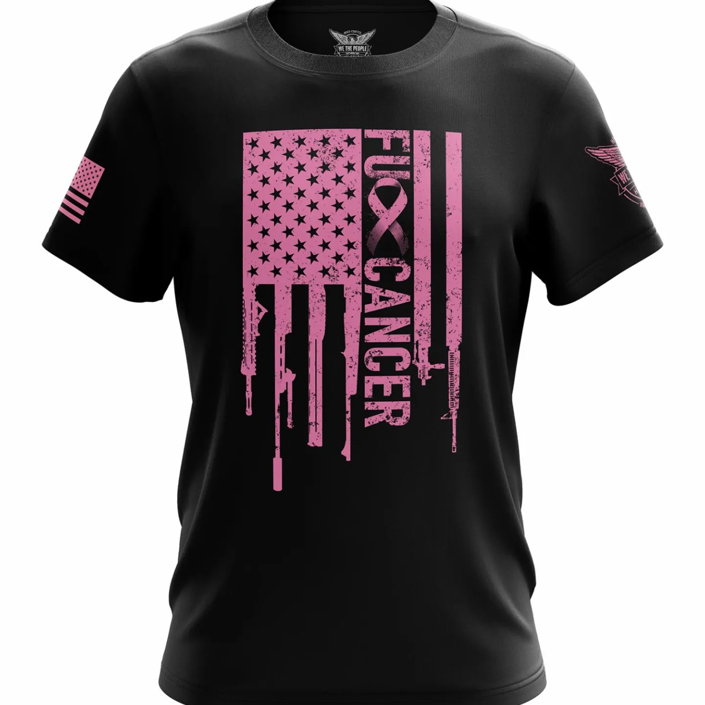 We The People Holsters F-Cancer Short Sleeve Shirt Black Sale
