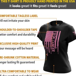 We The People Holsters F-Cancer Women's Short Sleeve Shirt Black Sale