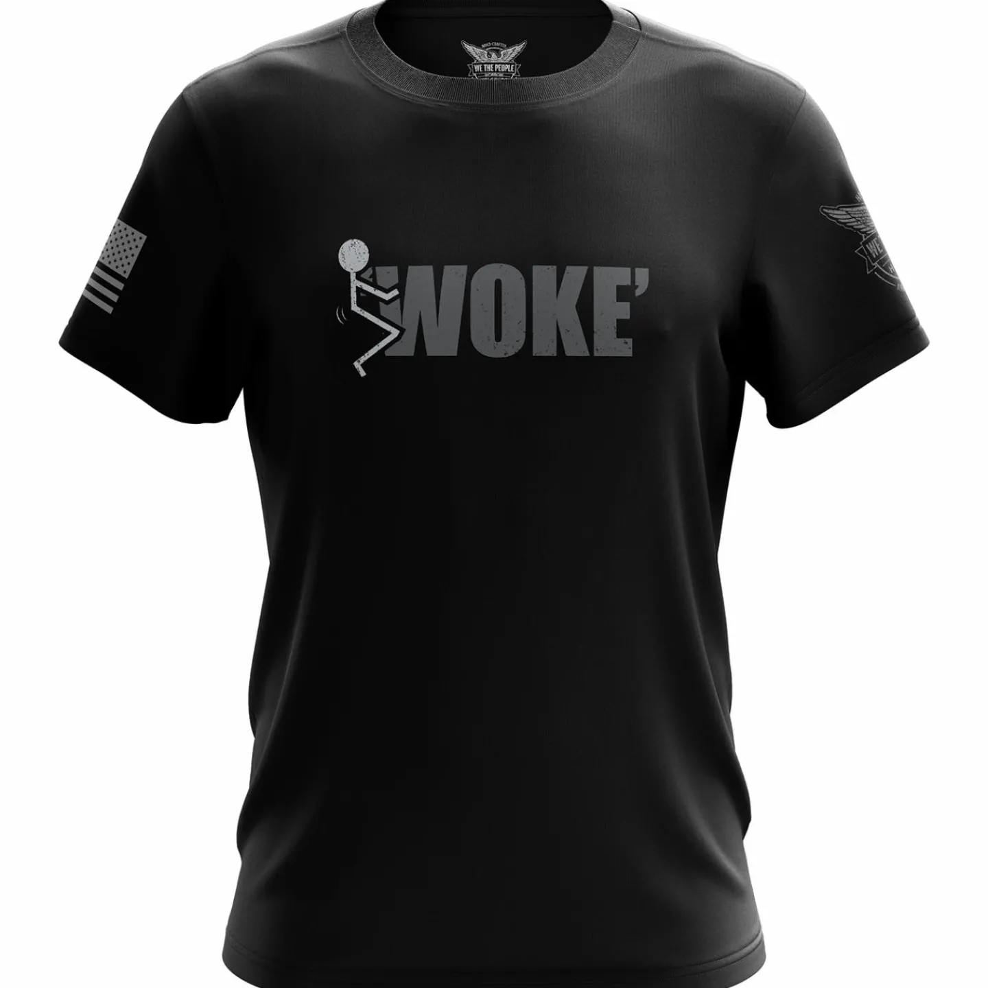 We The People Holsters F'in Woke Short Sleeve Shirt Black Discount