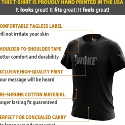 We The People Holsters F'in Woke Short Sleeve Shirt Black Discount