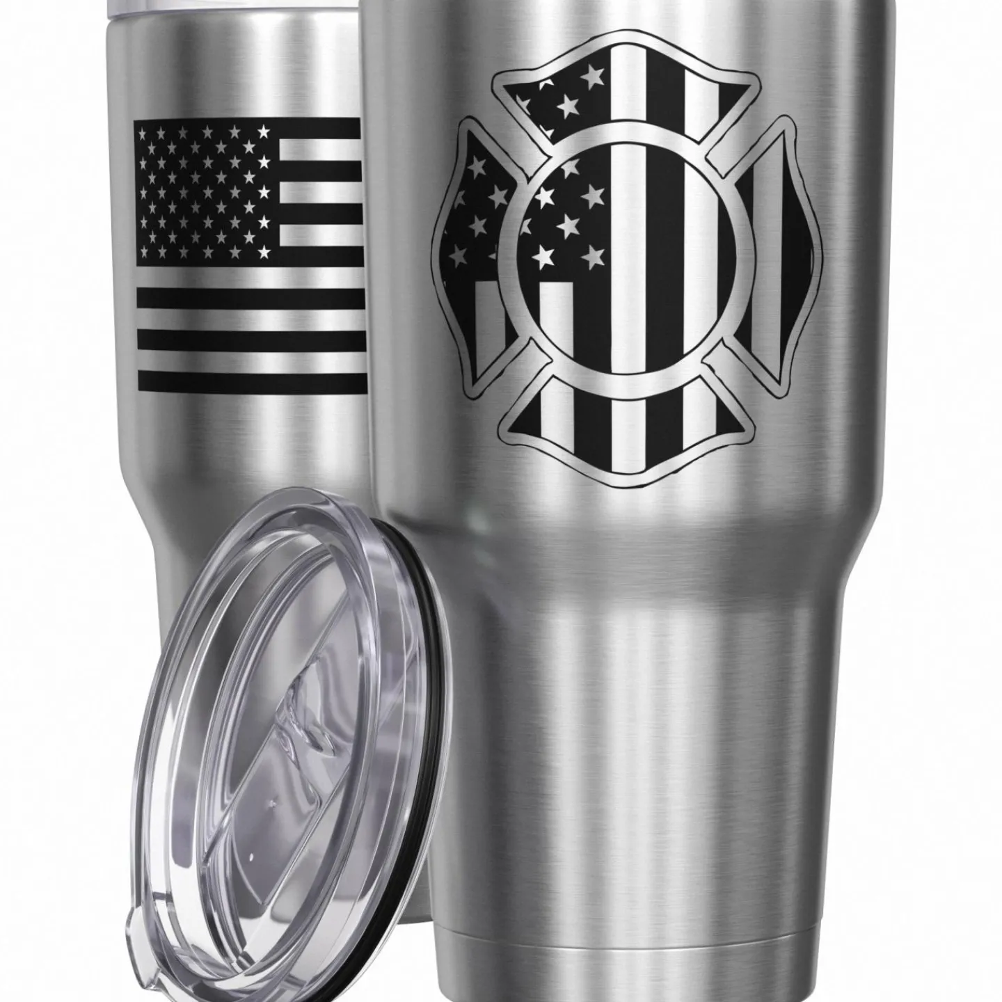 We The People Holsters Firefighter Shield Stainless Steel Tumbler New