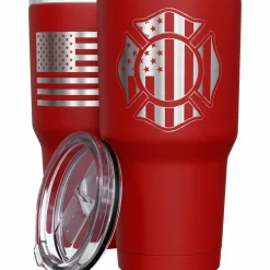 We The People Holsters Firefighter Shield Stainless Steel Tumbler New