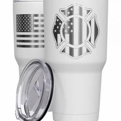 We The People Holsters Firefighter Shield Stainless Steel Tumbler New