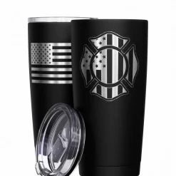 We The People Holsters Firefighter Shield Stainless Steel Tumbler New