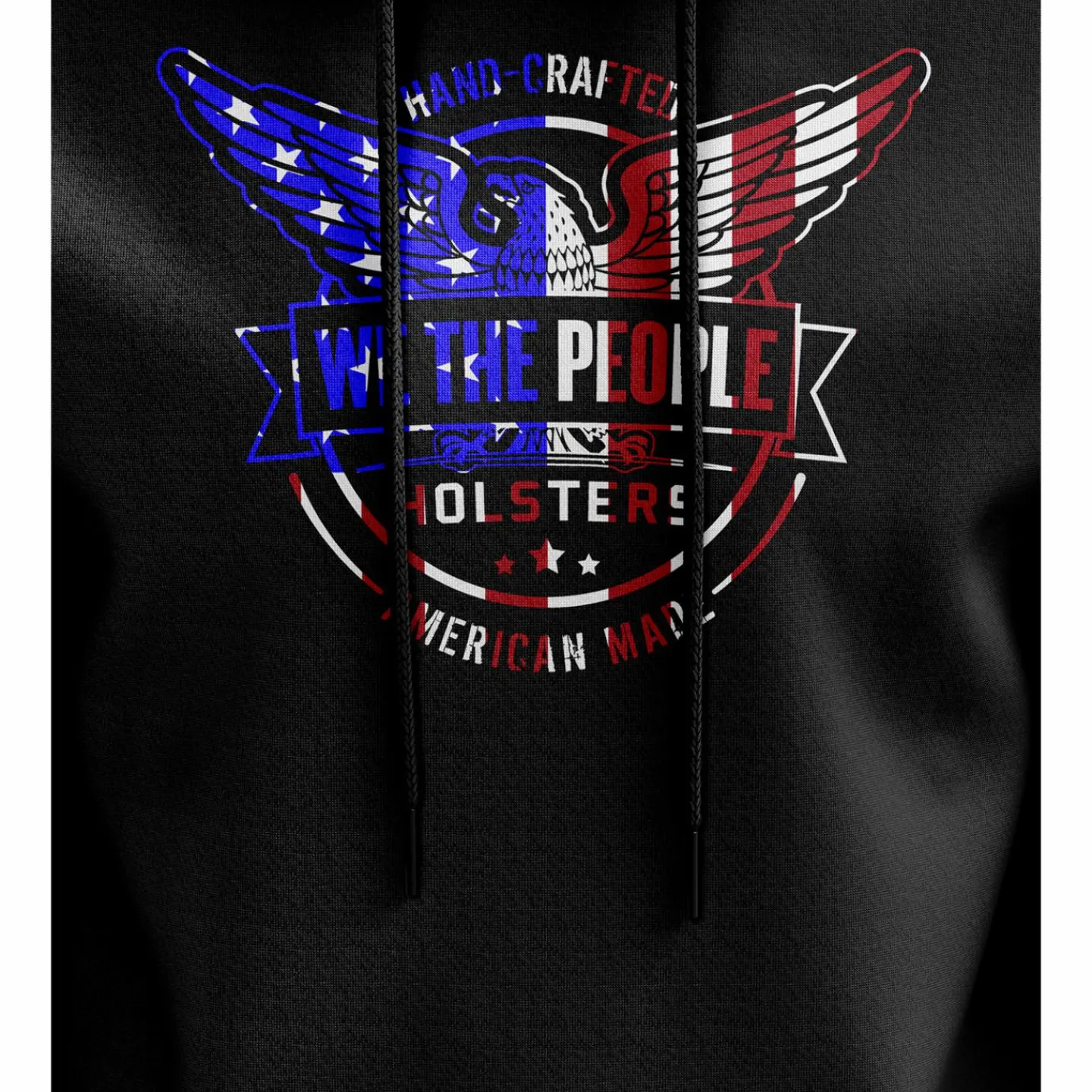 We The People Holsters Flag Logo Hoodie Black Outlet