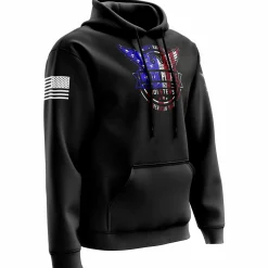 We The People Holsters Flag Logo Hoodie Black Outlet